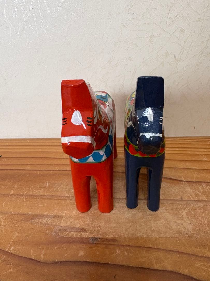 スウエーデン民芸品　北欧　馬