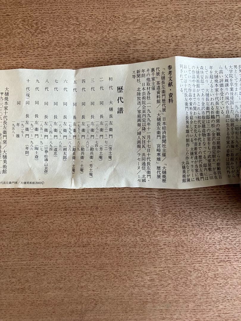 【新品未使用】大樋焼 十一代 大樋長左衛門（年雄）作 大樋白釉 酒器 共箱付
