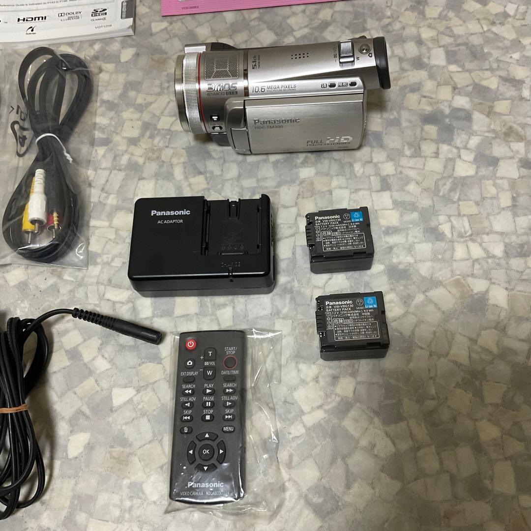 極美品 パナソニック HDC-TM300 動作確認済 付属品完備 袋付き