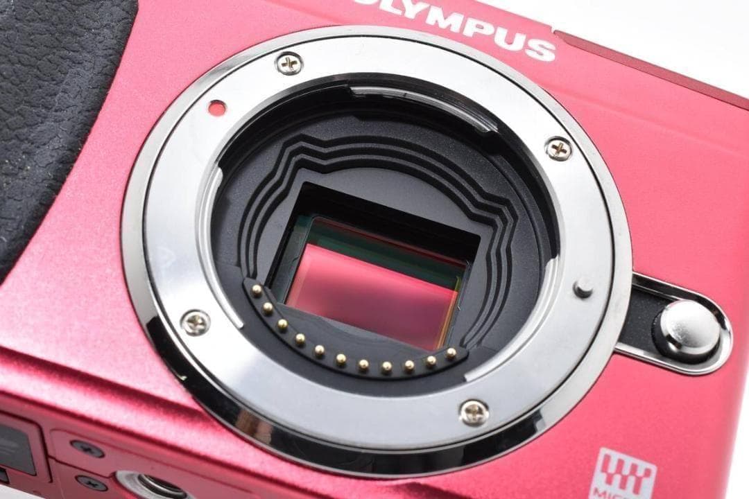 美品　OLYMPUS PEN E-PL2 ボディ レッド S数860回 A455
