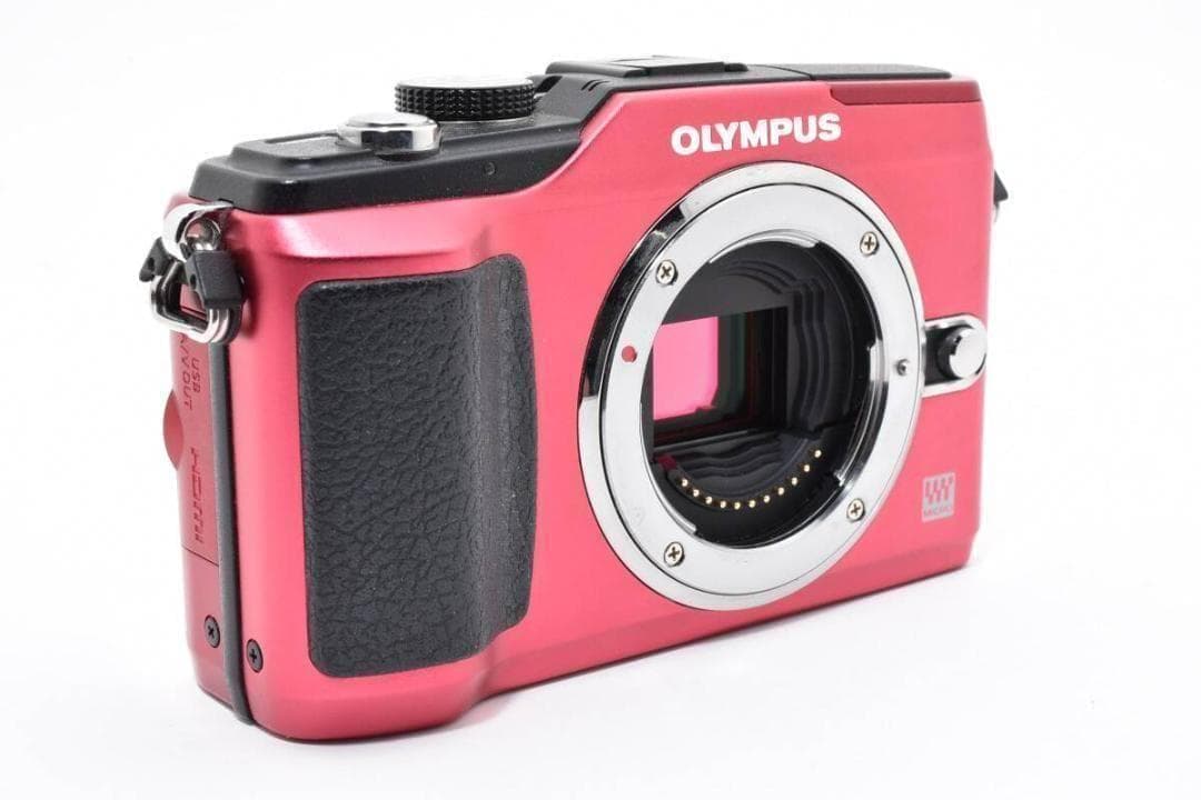 美品　OLYMPUS PEN E-PL2 ボディ レッド S数860回 A455