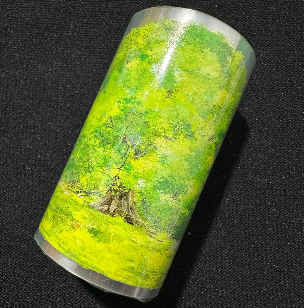 【9724】海外　5m巻　PETマスキングテープ　森　木　小道　自然背景系