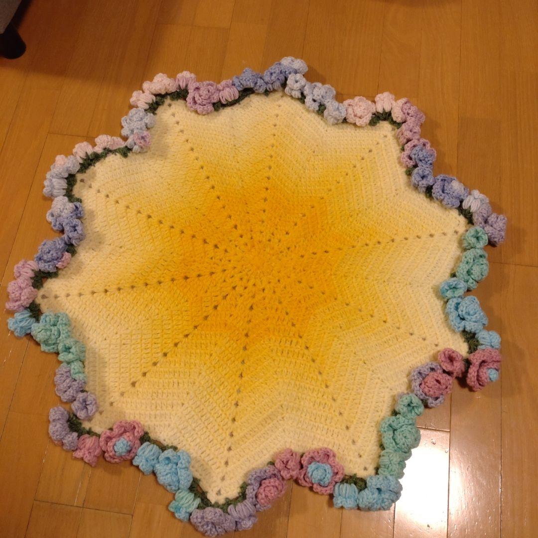 バラとチューリップの花束 本体イエローグラデーション