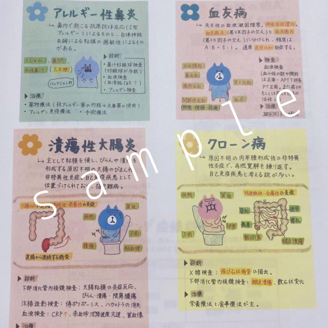看護付箋ノート ＊ 第１・２弾 看護師国家試験
