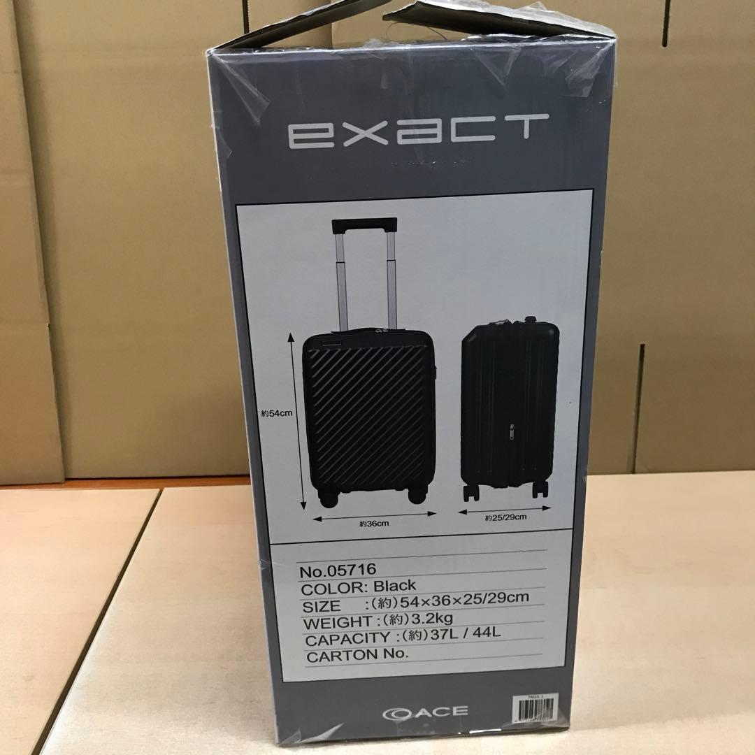 ACE エース イグザクト 機内持込みサイズ スーツケース（拡張機能付）ブラック