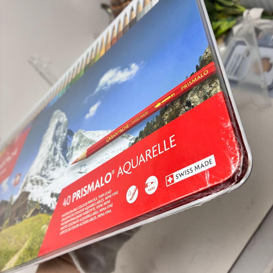 新品未使用　未開封　カランダッシュ　水彩色鉛筆　顔料　デザイン　日本　教員採用