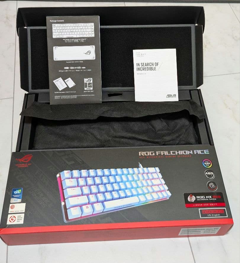 キーボード ROG Falchion Ace Gaming Keyboard 65%