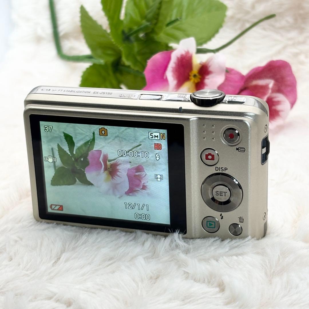 極美品・動作良好✨ CASIO EXILIM EX-ZS150 ゴールド