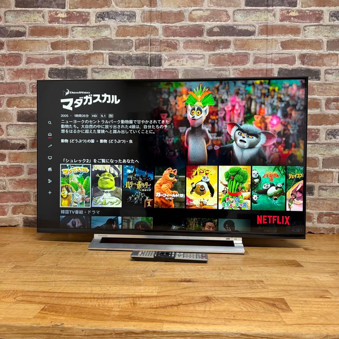 東芝 43V型 4K 液晶テレビ REGZA 43RZ630X タイムシフト対応