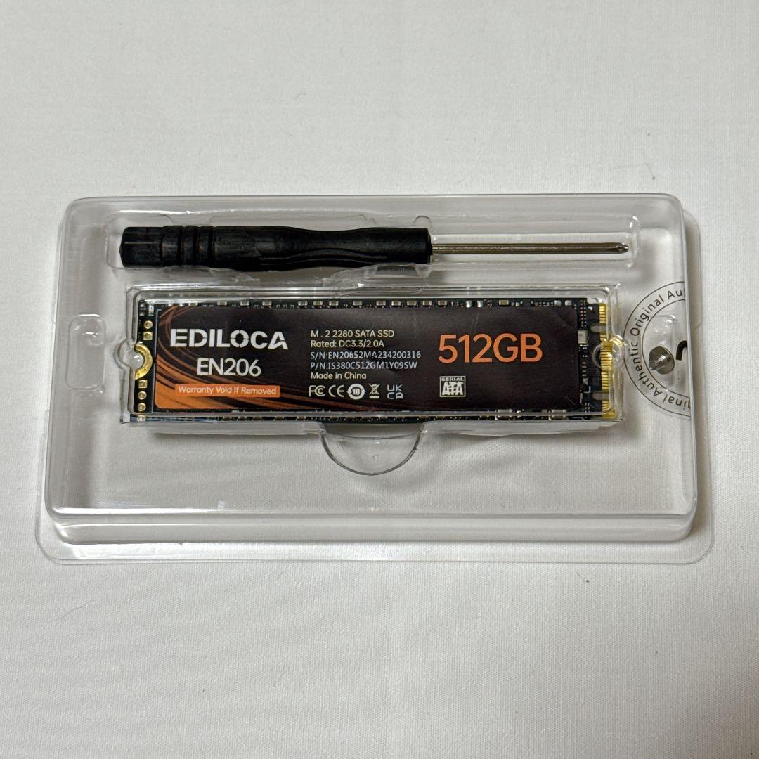 ❤️ EDILOCA EN206 512GB SSD M.2 2280