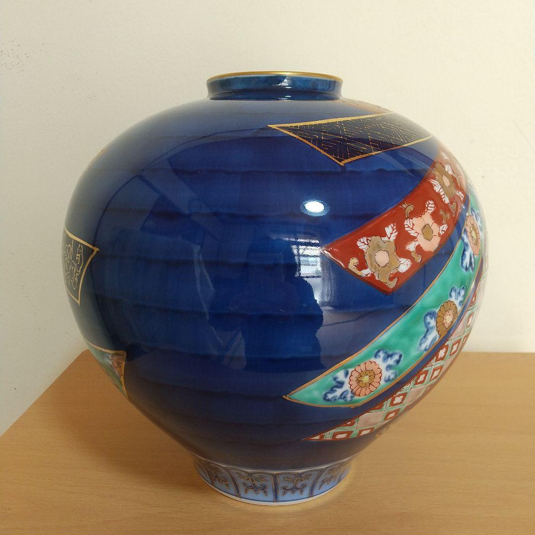 有田焼 花瓶 哲山作