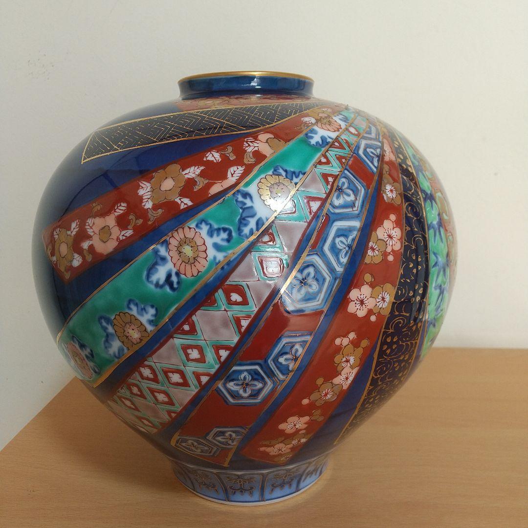 有田焼 花瓶 哲山作