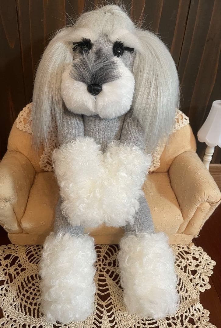 シュナウザー❤️くつしたわんこ