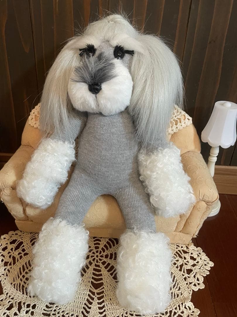 シュナウザー❤️くつしたわんこ
