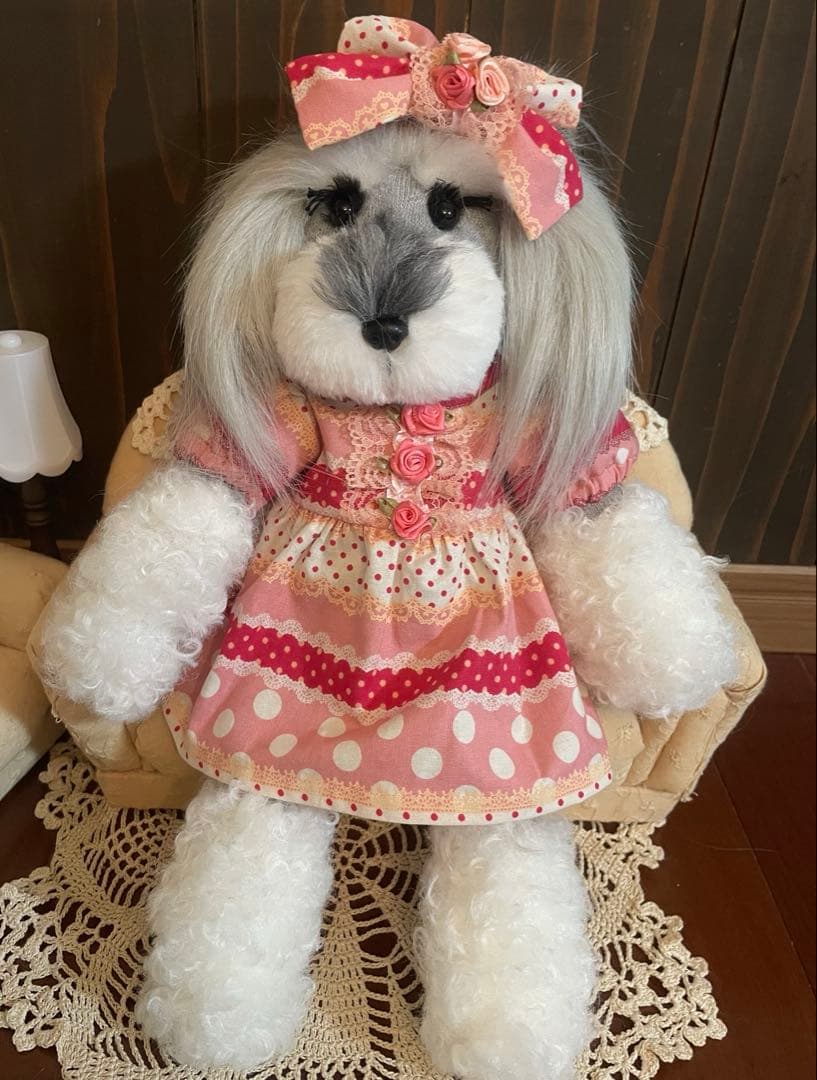 シュナウザー❤️くつしたわんこ