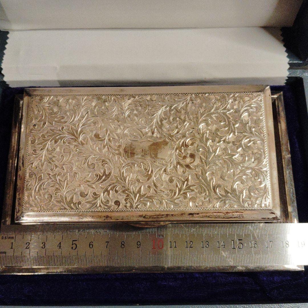 Antique小物箱　銀製・silver刻印有