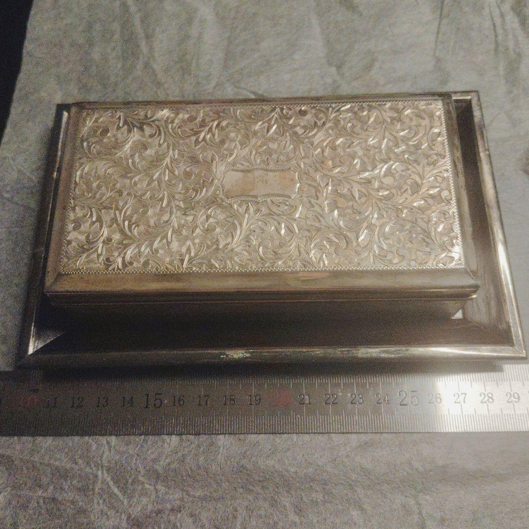 Antique小物箱　銀製・silver刻印有