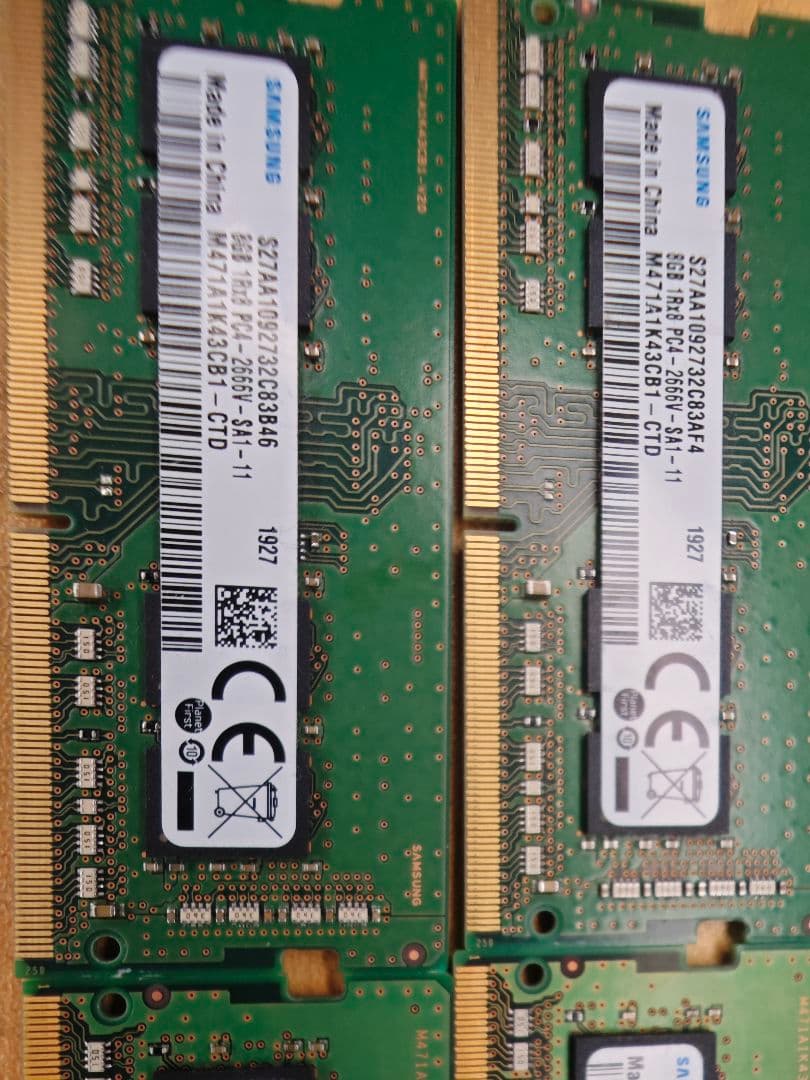 Samsung 8GB メモリ 8枚セット