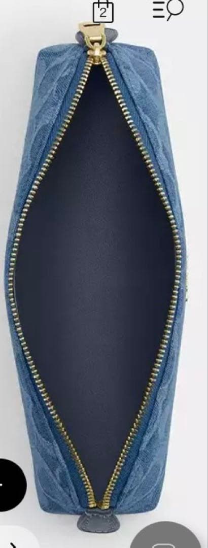 新品　COACH ペンシル ケース・シグネチャー デニム　筆箱　ポーチ