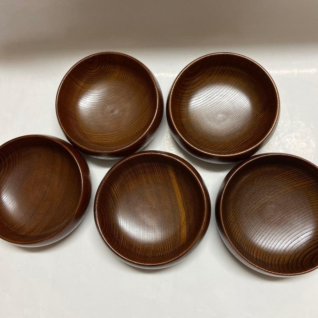 手づくり木製漆器サラダボールセット