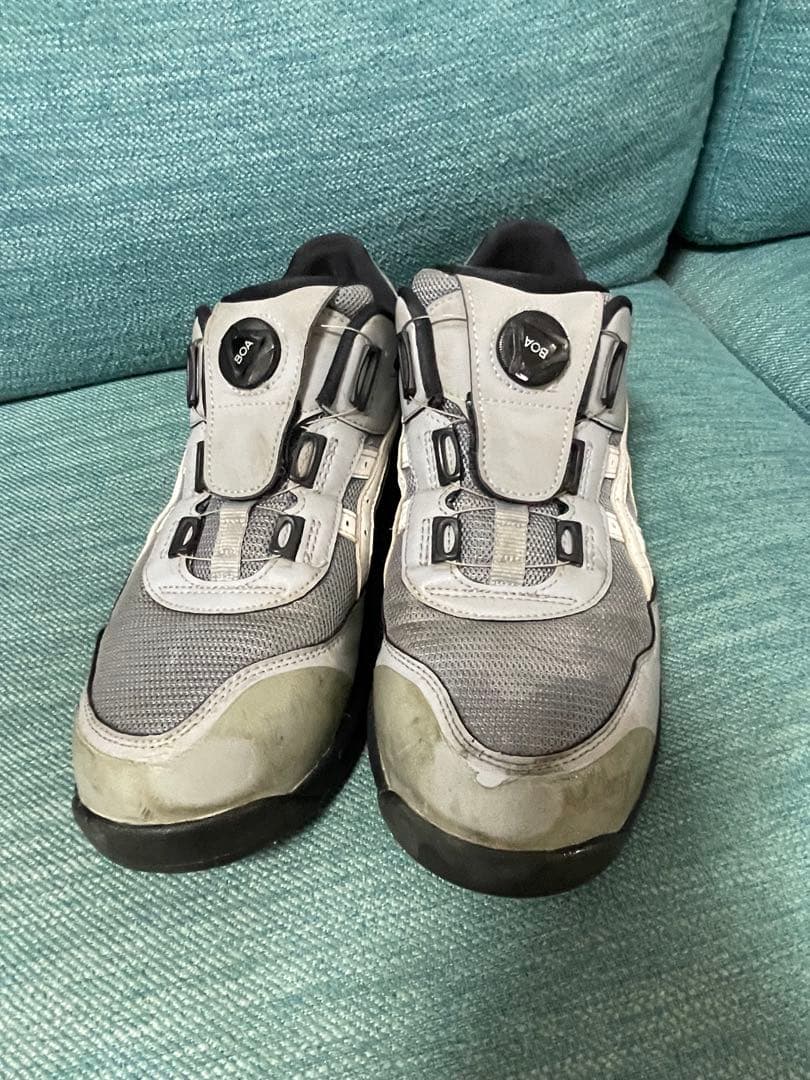 ASICS 中古安全靴 WIN JOB CP209 BOA 28cm グレー