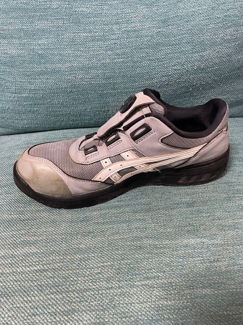 ASICS 中古安全靴 WIN JOB CP209 BOA 28cm グレー