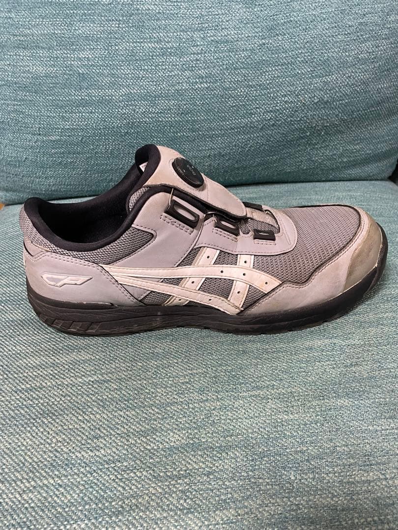 ASICS 中古安全靴 WIN JOB CP209 BOA 28cm グレー