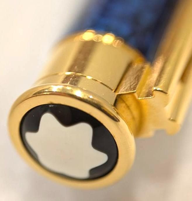 希少 MONTBLANC モンブラン ノブレス ラピスラズリ ボールペン 初期型