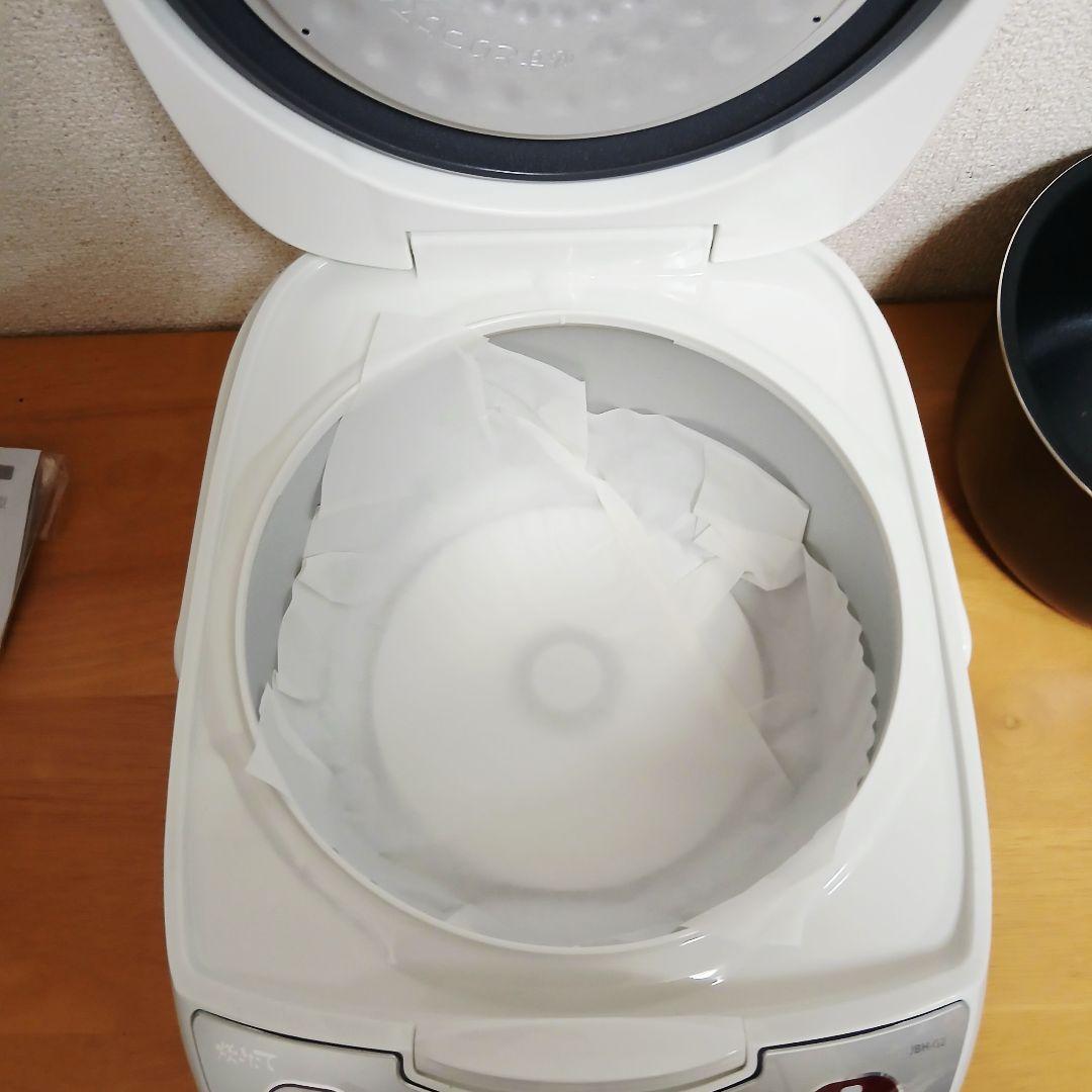【未使用】TIGER タイガー JBH-G2型 ホワイト 炊飯器 25年製