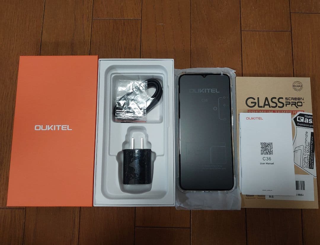 OUKITEL C36 スマートフォン 本体新品 ＋ガラスフィルム付き