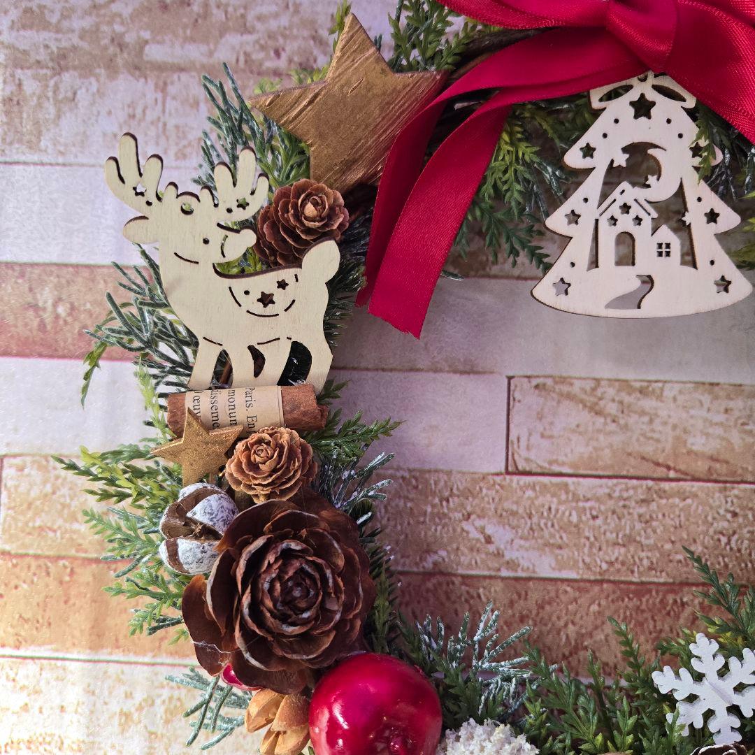 クリスマスリース❁⃘*.゜ 25cm×25cm Xmas