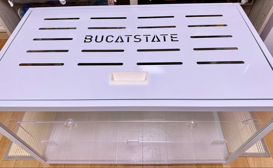 BUCATSTATE 透明アクリルケージ メタル製 ハムスター ブカスター
