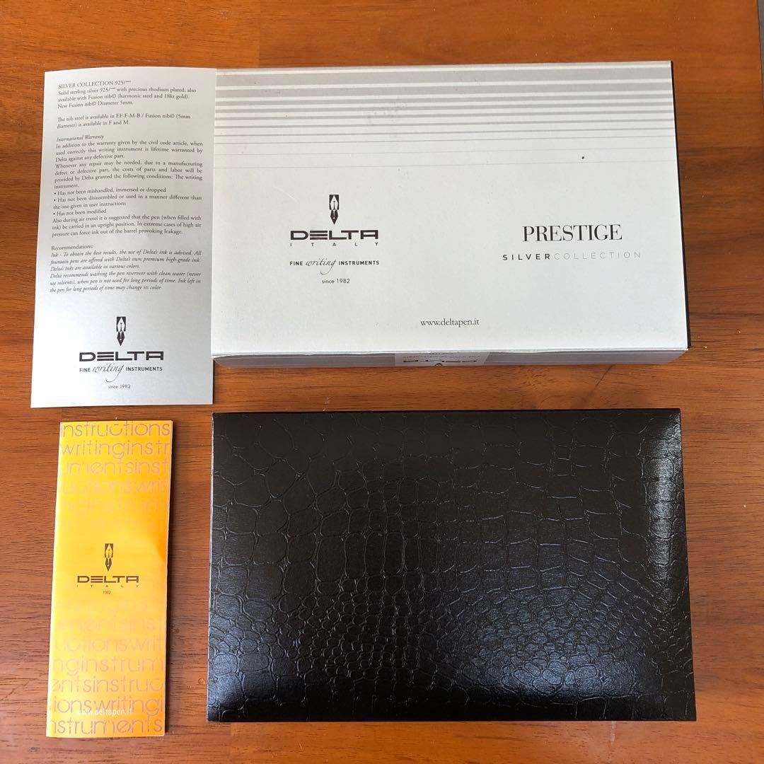 DELTA Prestige 万年筆 シルバーコレクション