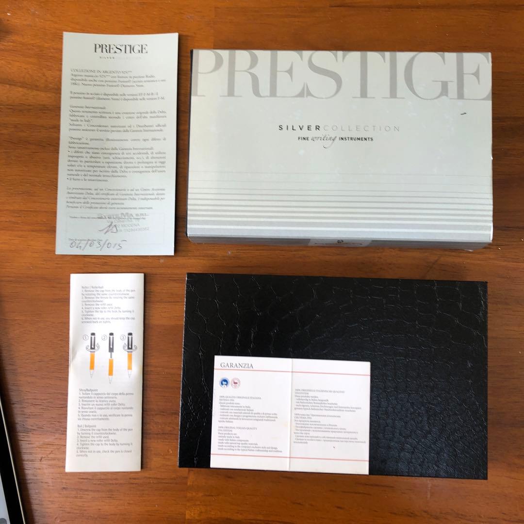 DELTA Prestige 万年筆 シルバーコレクション