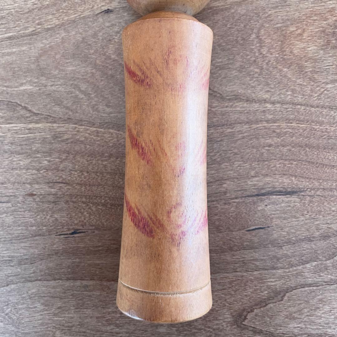 鳴子系こけし　高橋武蔵（たかはし たけぞう）工人作　19cm