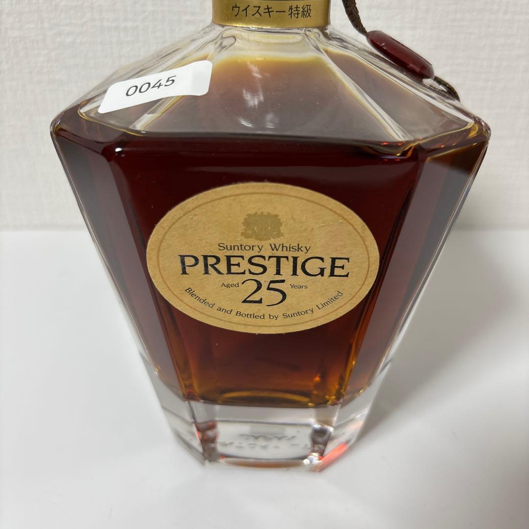 サントリーウイスキー　プレステージ25年　古酒　終売品　未開封（4）