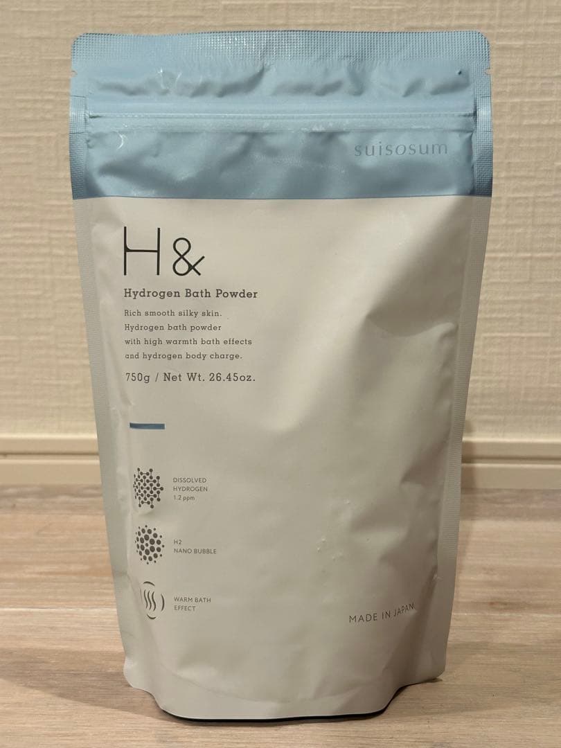 【新品・未使用】 H&（アッシュアンド） 水素入浴剤 750g × 6袋