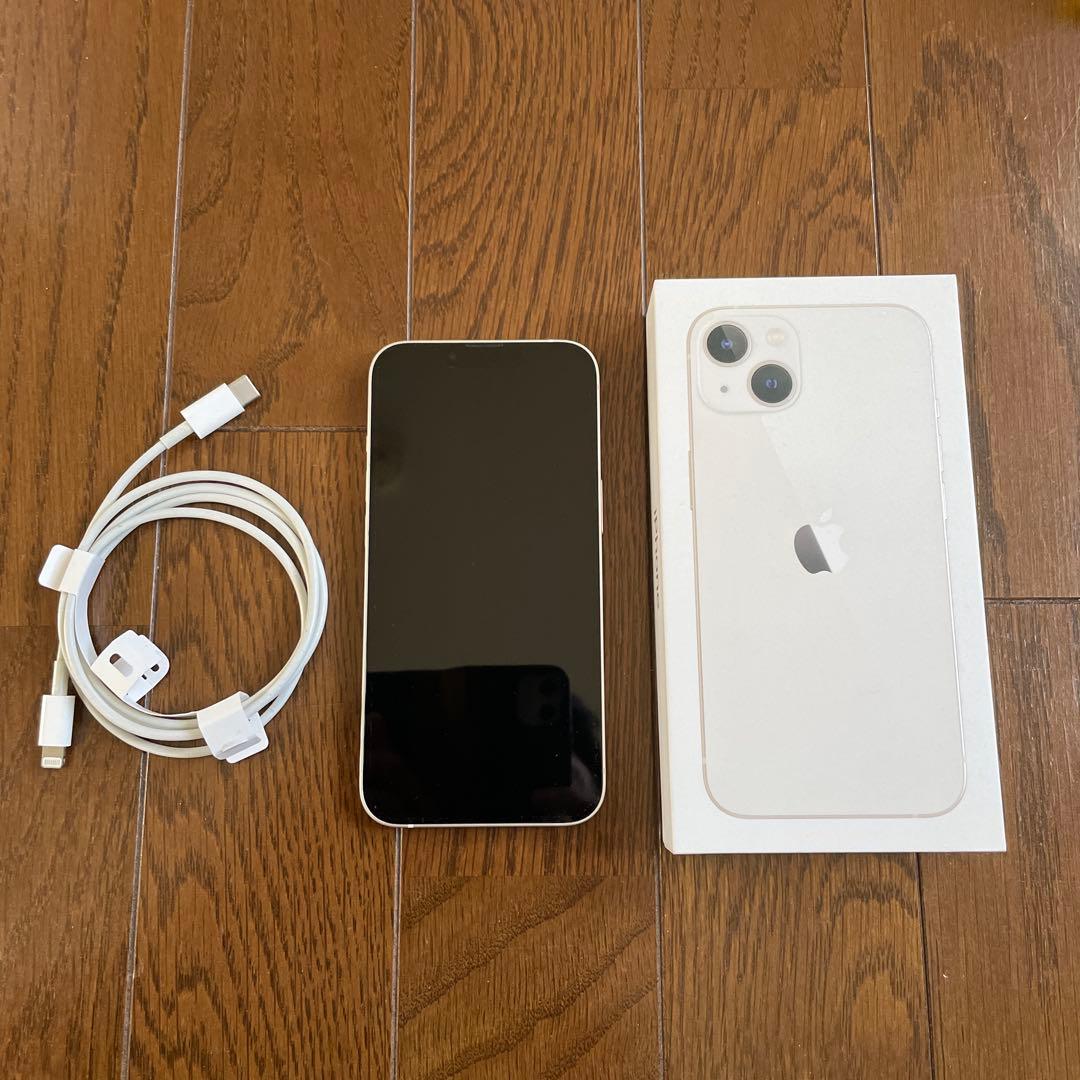 Apple iPhone 13 Star Light 本体 128GB