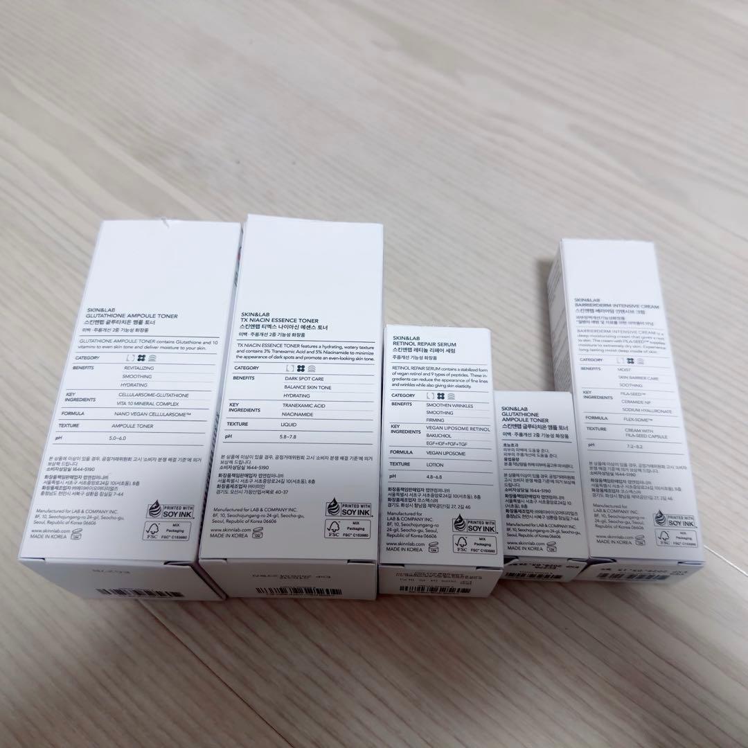 SKIN & LAB スキンケア5点セット
