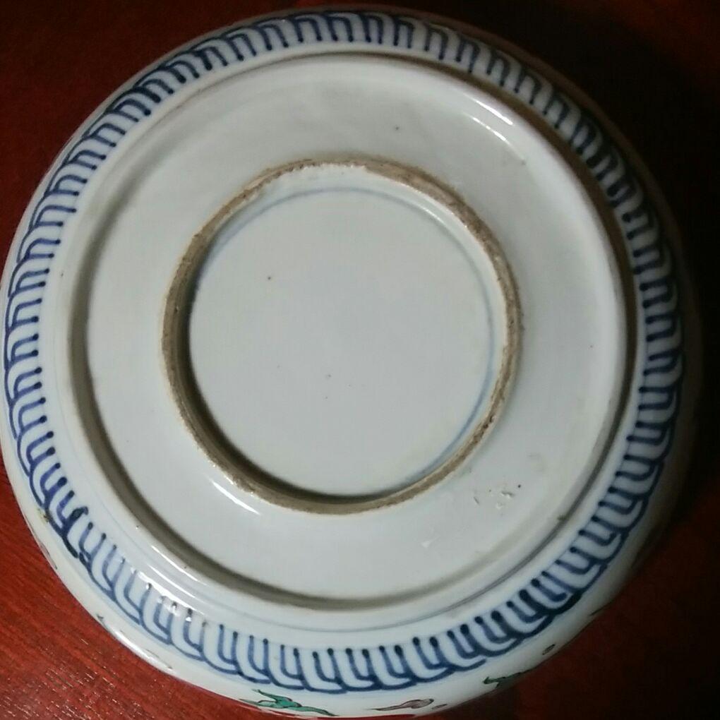 128   伊万里　鉢　鶴皿　③