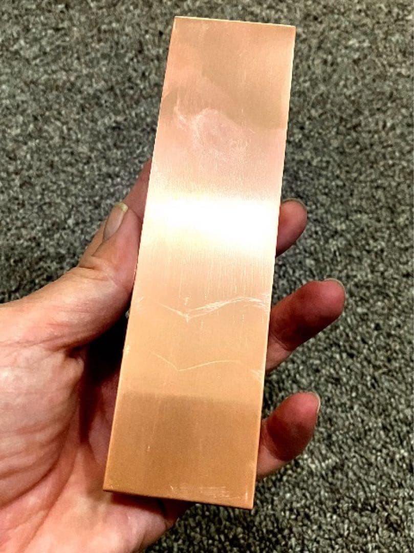 純銅　インゴット 1kg 999ファイン　銅延べ棒