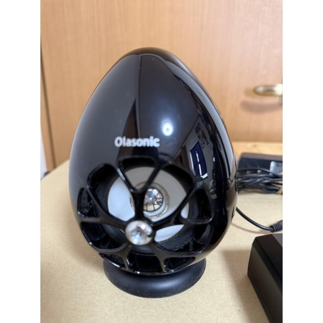 【卵型スピーカー】Olasonic TW-D7OPT アクティブスピーカー 黒