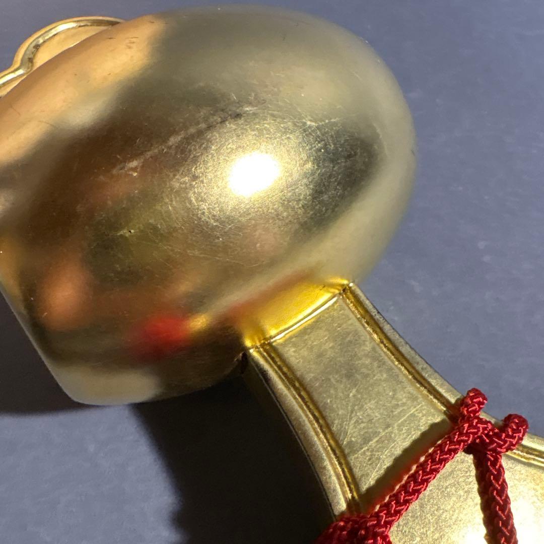 中村湖彩　金箔　木槌　共箱