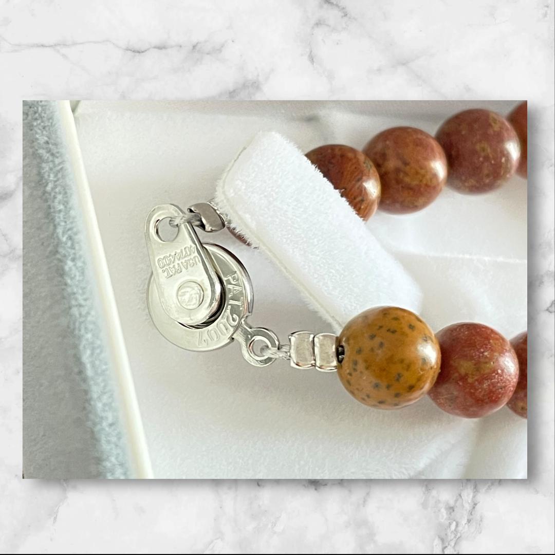 樹紋石 天然石 ネックレス ブレスレット JM Ocean Avenue