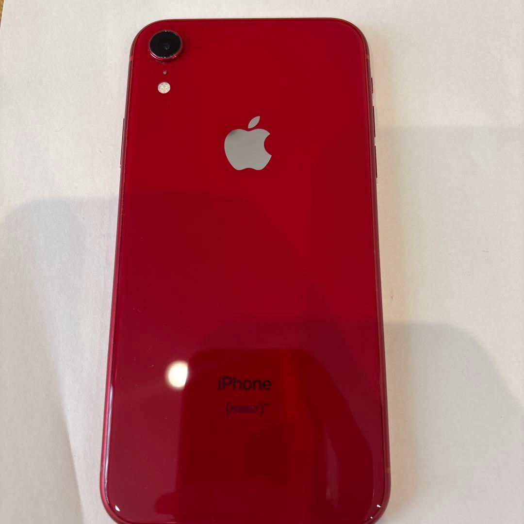 iPhone XR レッド　128GB SIMフリー　バッテリー79%