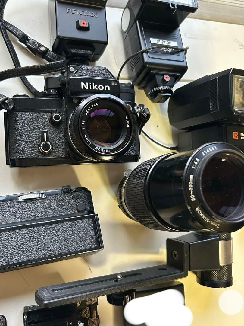 Nikonフィルムカメラ NikonF2 MD-3他セット 現状品 まとめ売り