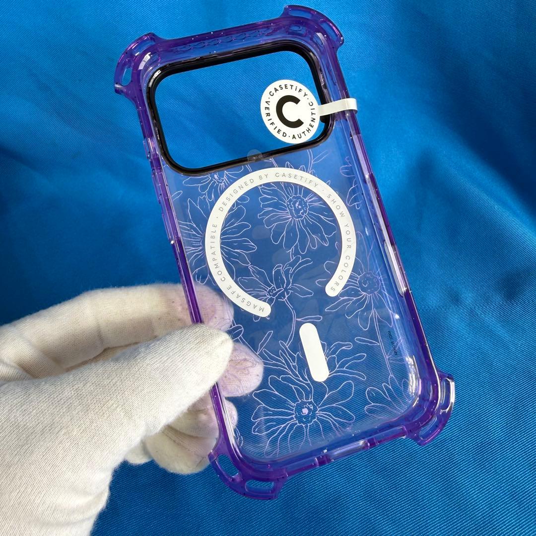 新品未使用 CASETIFY iPhone17pro バウンスケース パープル