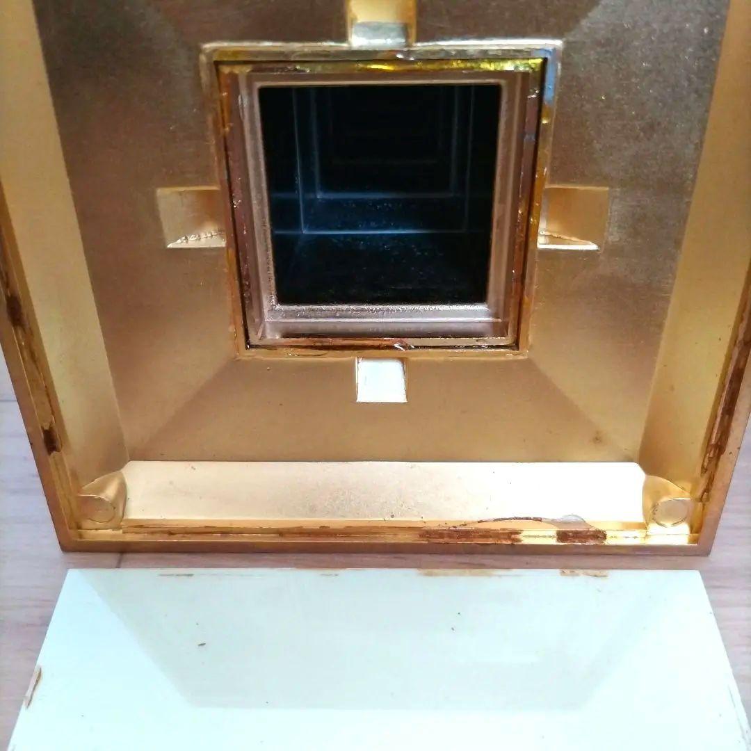 東大寺 七重の塔 24KGP 金色模型 高さ約29cm 木札付き 台座付