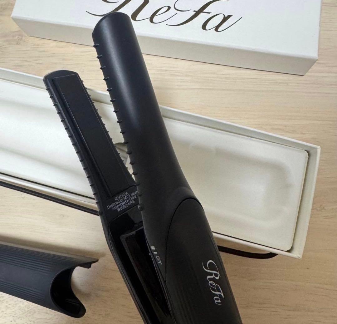 【最終値下げ】ReFa ストレートアイロン コードレス 美品 付属品完備