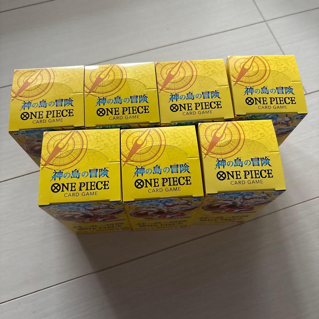 ワンピースカード　神の島の冒険　7BOX テープ付き